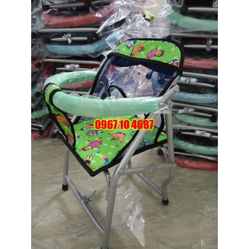 Ghế ngồi xe máy có vòng xếp gọn xe số cho bé