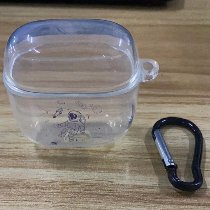 Vỏ Bảo Vệ Hộp Sạc Tai Nghe Không Dây E8 Bằng Silicon Họa Tiết Hoạt Hình Dễ Thương