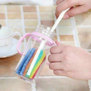 Cọ rửa bình sữa, cọ rửa ly xốp 7 màu