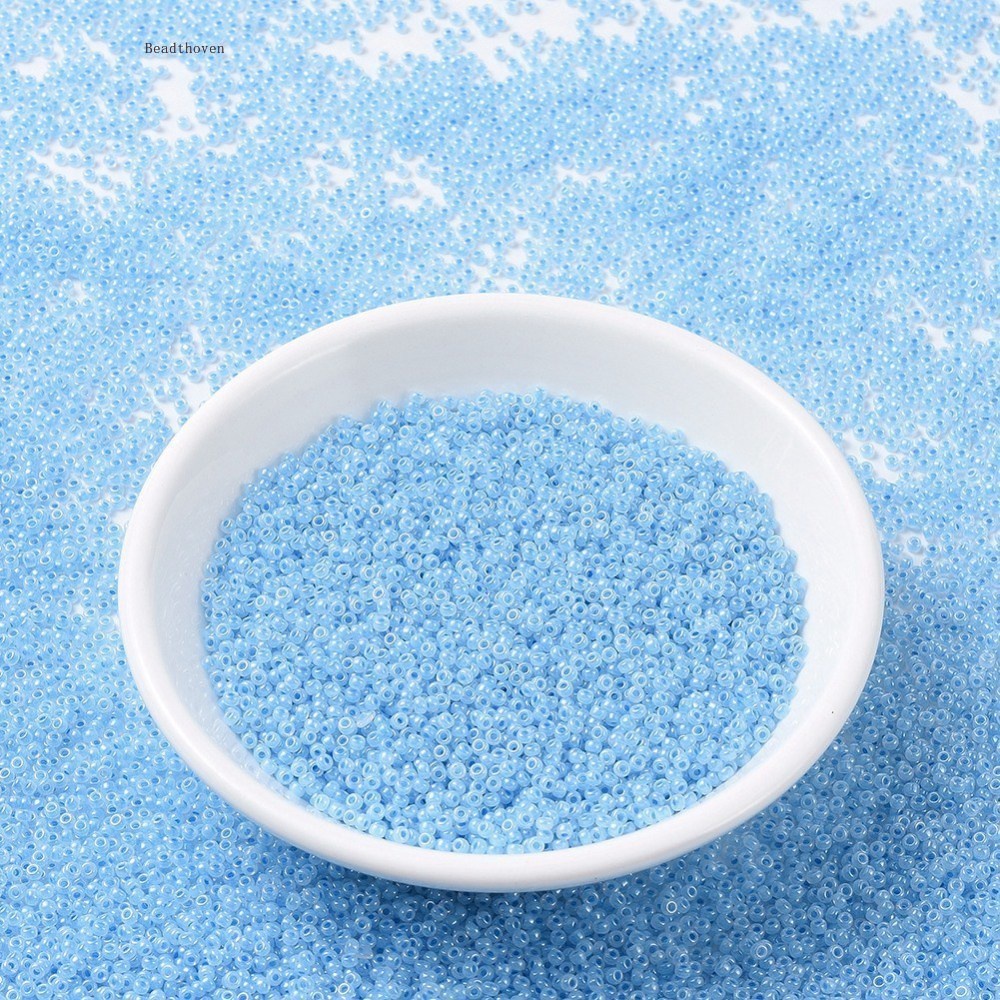 1111 Hạt Rocailles tròn MIYUKI Nhật Bản 10g 2x1.3mm mờ/ trong/ tối/ AB/ 11/0 lỗ 0.8mm