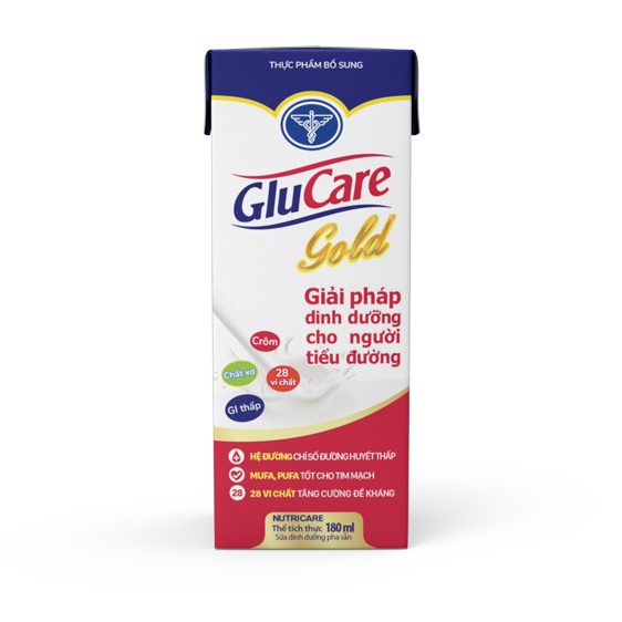 Sữa nước Glucare Gold 180ml - DINH DƯỠNG DÀNH CHO NGƯỜI TIỂU ĐƯỜNG (THÙNG 48H)