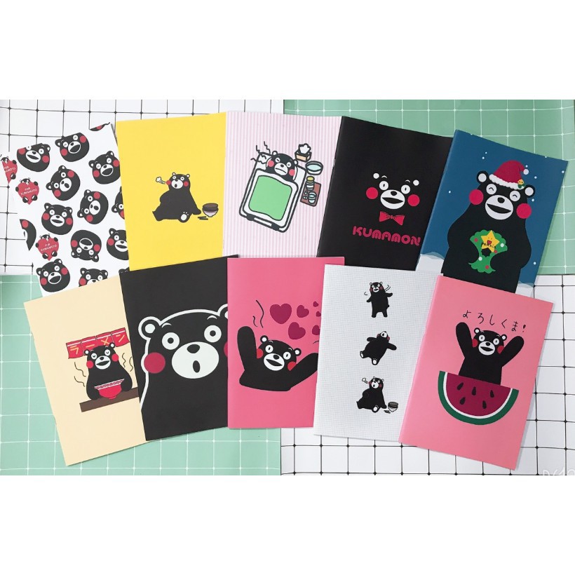 vở kumamon ô ly S6I29 tập ôly thời trang dễ thương