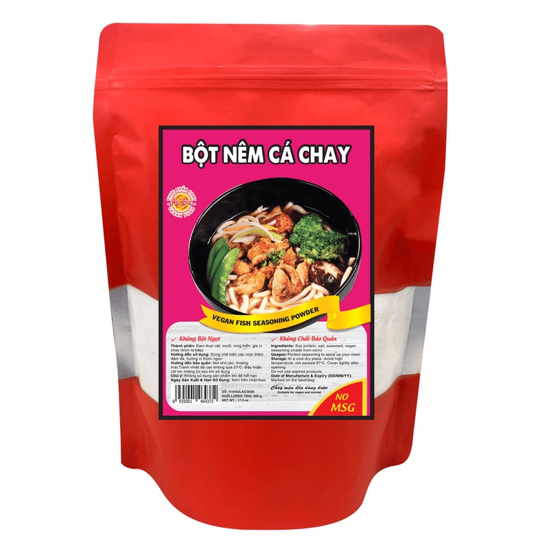 Bột Nêm Cá Chay Âu Lạc 500g / 200g / 100g