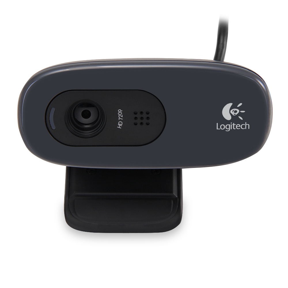 Webcam Logitech C270 HD Gọi, học, họp trực tuyến, Webcam góc rộng với micro giảm tiếng ồn. Hàng chính hãng