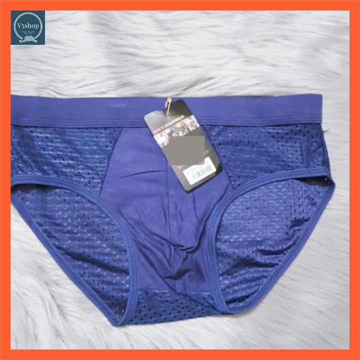 Quần sịp chéo cotton tam giác cao cấp thông hơi thoáng khí lưới to SC8