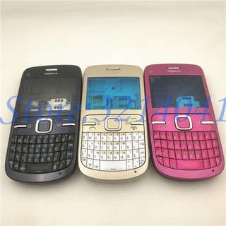 Ốp Điện Thoại + Bàn Phím Chữ Tiếng Anh Cho Nokia C3-00 C300 C3
