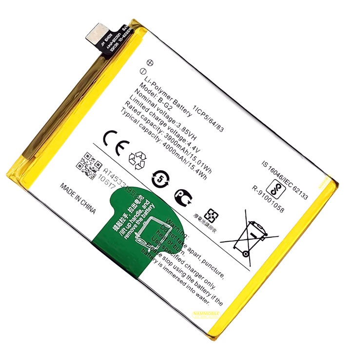 Pin Vivo V15 1819 B-G2 4000mAh Zin + Tặng Keo Dán Pin + FreeShip