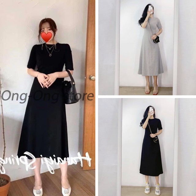 💕[Ong-Ong store]💕 Váy maxi cộc tay chất thun lạnh tinh tế, kèm quà tặng