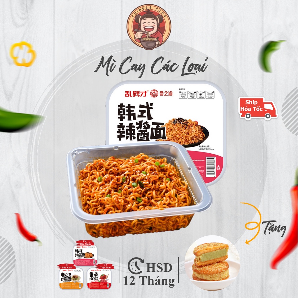 Mì Cay Ăn Liền Cay Nồng Thơm Ngon Mì Dai Đậm Đà Hấp Dẫn