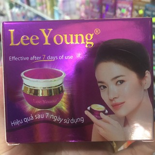 kem lee young mụn trắng da mờ thâm hũ tím 15g