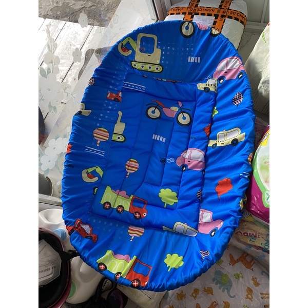 Tấm đệm bọc nôi tre cho bé nằm võng 90k+ 100x60cm