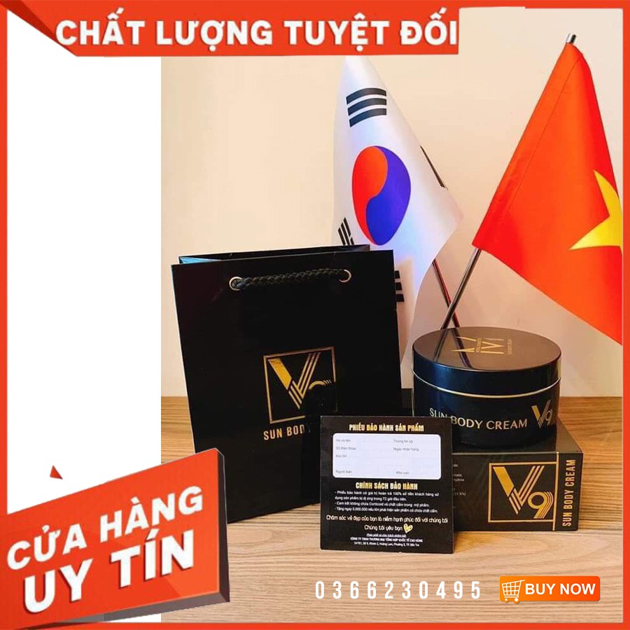 XẢ HÀNG [chính hãng] KEM BODY V9 DƯỠNG TRẮNG BODY