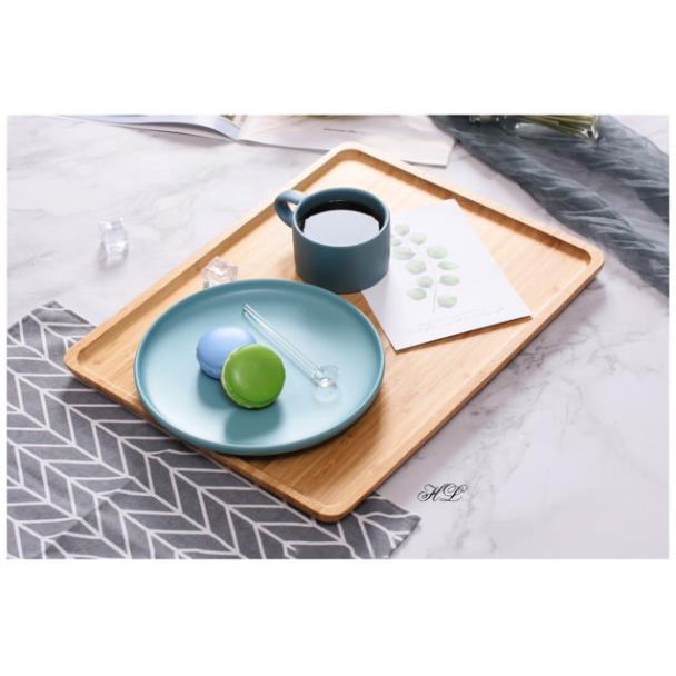 KHAY CHỮ NHẬT GỖ TRE CAO CẤP |ĐĨA GỖ TRE | ĐĨA TRE DECOR | KHAY TRE CHUYÊN DỤNG CHỤP DECOR CAO CẤP