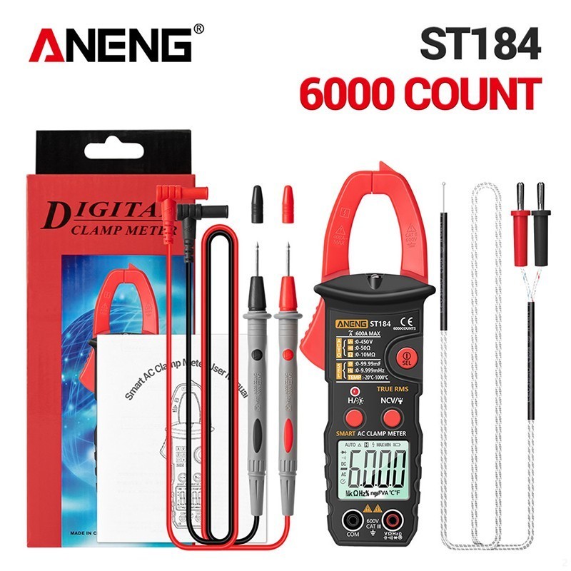 DC Máy Đo Vạn Năng Kĩ Thuật Số Aneng St184 Rms 6000