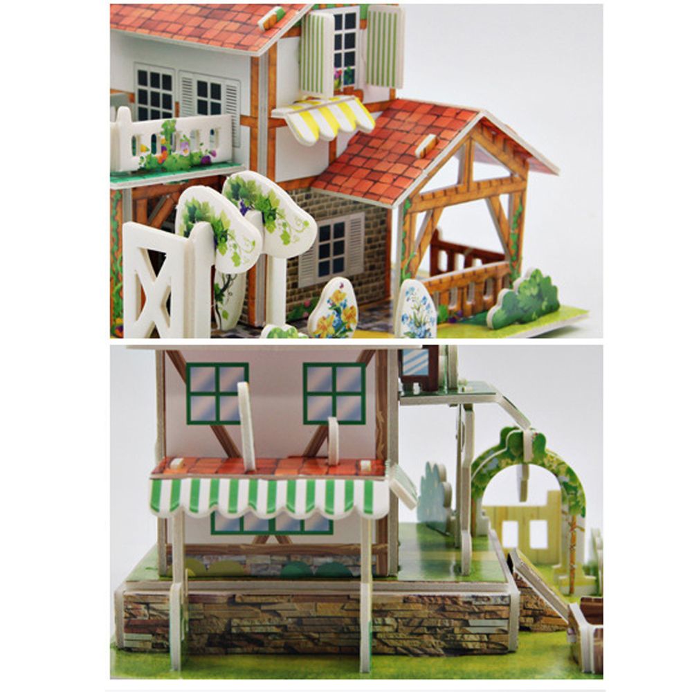 Đồ chơi lắp ráp mô hình nhà hoạt hình 3D thủ công sáng tạo cho trẻ em