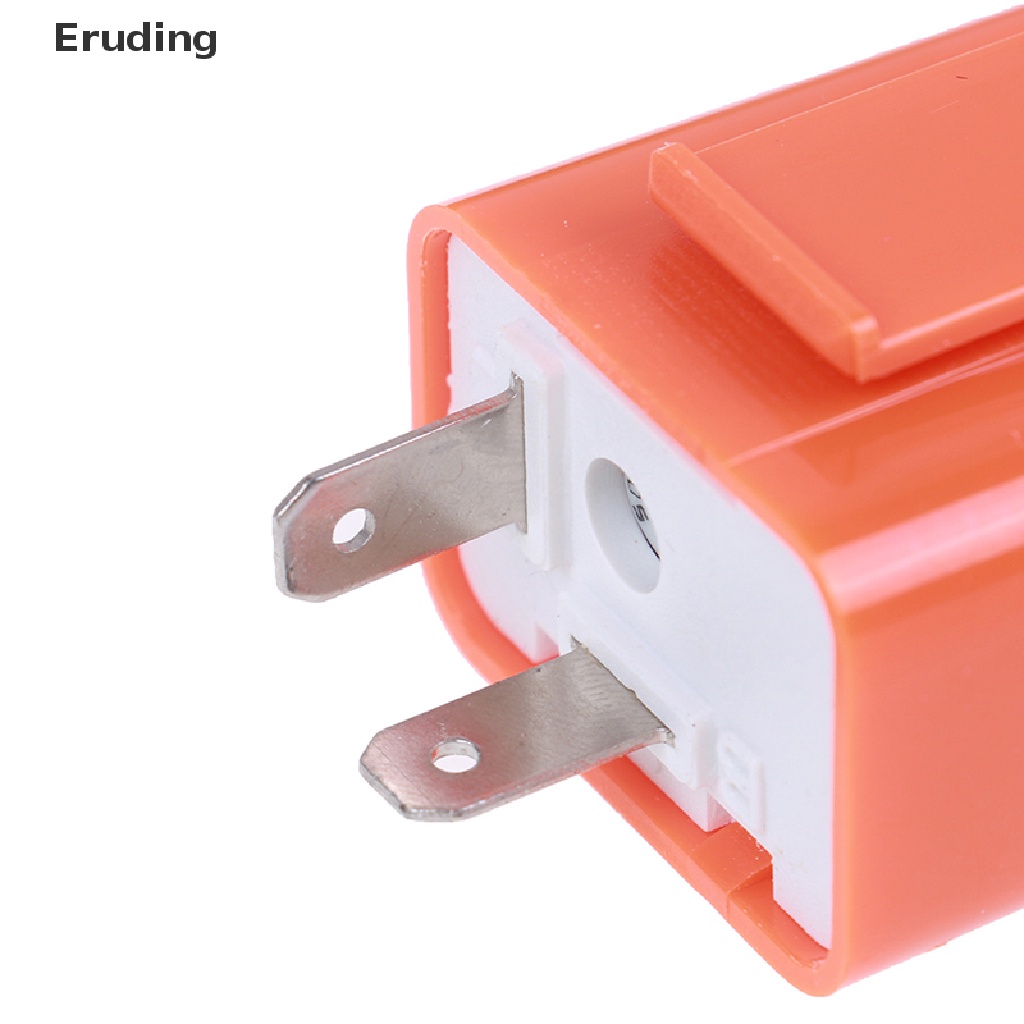 Rơ Le Đèn LED Tín Hiệu Xi Nhan 1x 2-Pin 12V Có Thể Điều Chỉnh Tốc Độ Cho Xe Máy