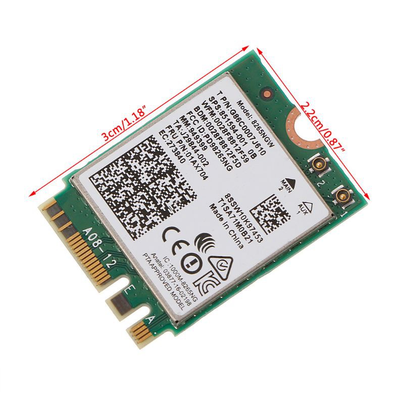 Card Wifi Không Dây Ngff Ac8265 8265ngw M.2 2.4 / 5ghz | BigBuy360 - bigbuy360.vn