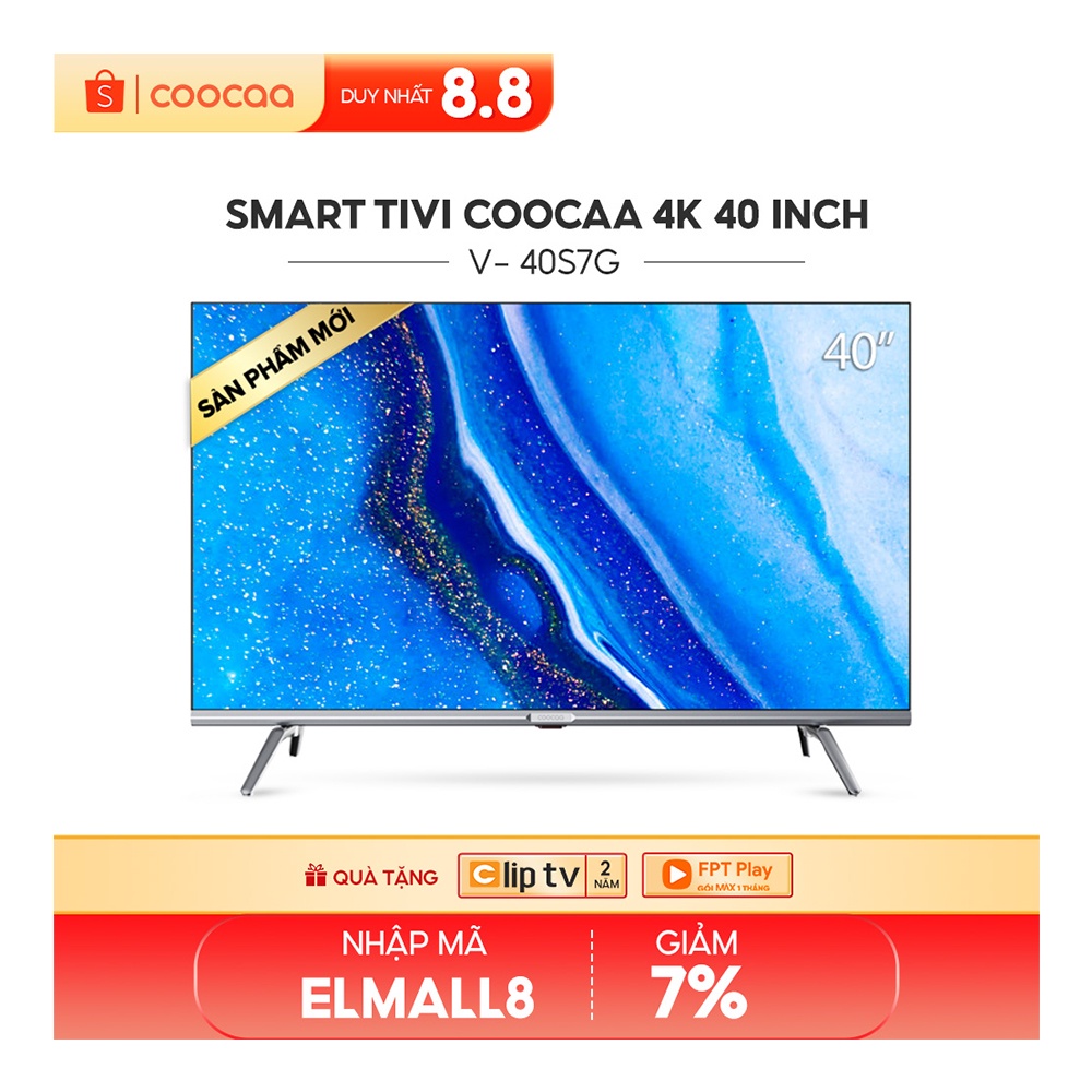 Smart TV Full HD Coocaa 40 Inch Wifi - 40S7G - Miễn phí lắp đặt