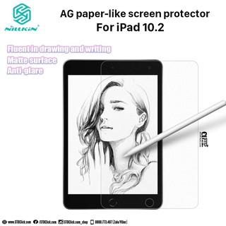 MIẾNG DÁN DẠNG GIẤY VẼ IPAD 10.2 2019 - 10.2 2020 - 10.2 2021 NILLKIN AG PAPER - LIKE CHÍNH HÃNG [NEW SALEOFF]