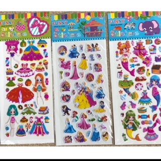 Sticker dán nổi hình cô gái