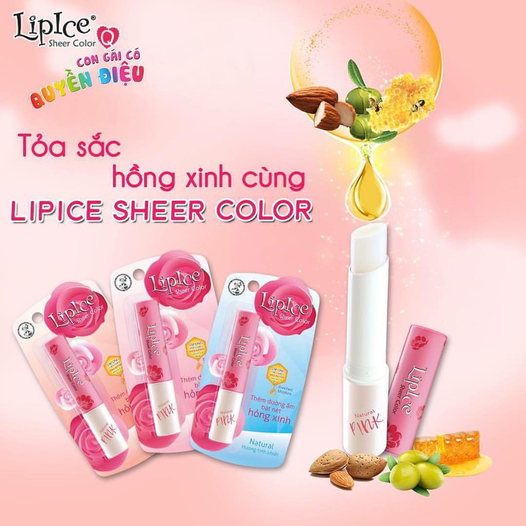 ✅ (CHÍNH HÃNG) Son dưỡng Lipice Sheer Color 2.4g