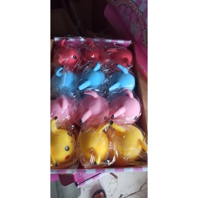 [ SALE SỐC ] Squishy Hộp 12 Con Thơm Mềm Hình Pikachu Dễ Thương Giúp Giảm Stress