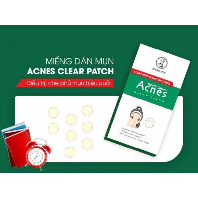 🎊Miếng dán mụn Acnes Clear Patch H12 miếng🎀