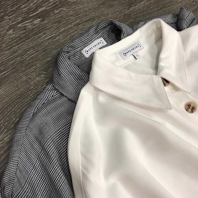 AnDi.vnxk 🔸Đầm sơ mi suông - W.arehouse