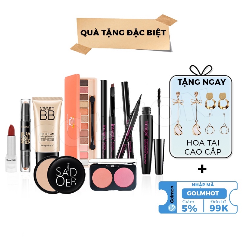 Bộ trang điểm cá nhân Images 9 món đầy đủ từ a đến z bộ makeup cho người mới bắt đầu set trang điểm chuyên nghiệp