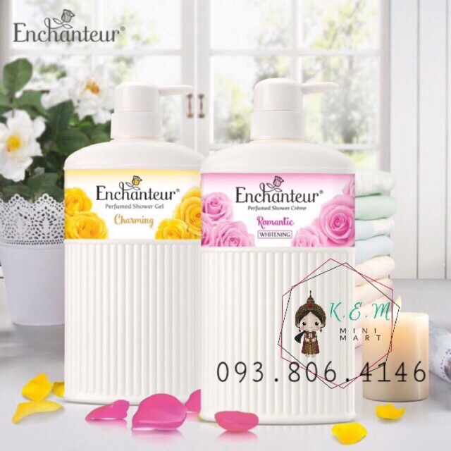 Sữa Tắm Hương Nước Hoa Cao Cấp ENCHANTEUR Charming Gel 550ml - Thái Lan