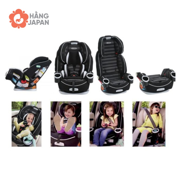 Ghế ngồi ô tô cho bé Graco 4Ever Rockweave sử dụng từ 0-12 tuổi - HÀNG CHÍNH HÃNG, BẢN LIMITED