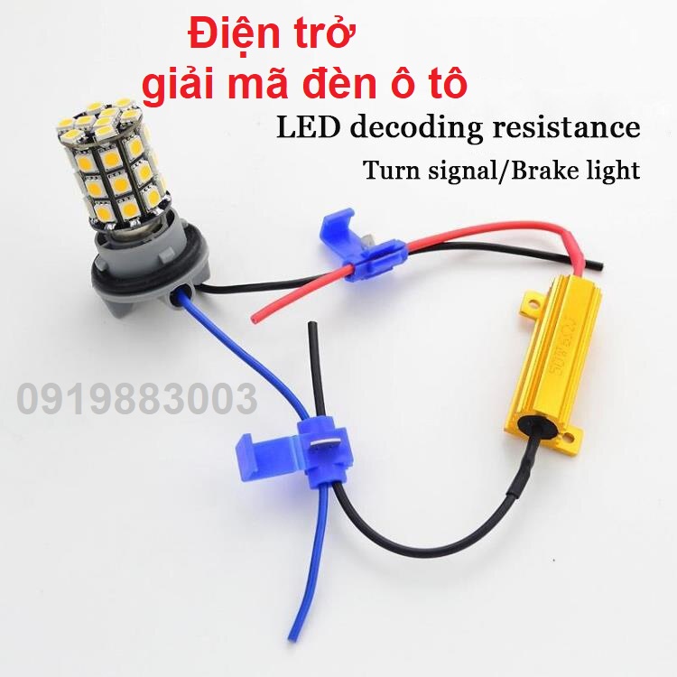 Điện trở bộ giải mã Canbus Error đèn xi nhan, đèn phanh, đèn pha ô tô