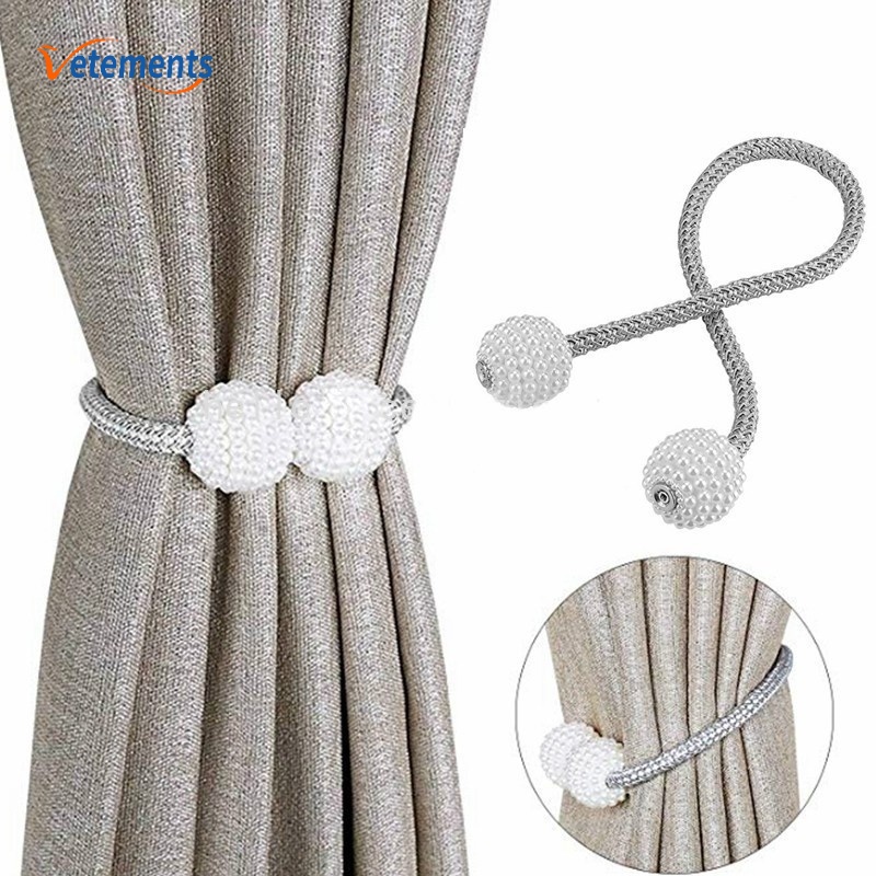 Dây buộc rèm cửa đính ngọc trai giả xinh xắn màu sắc lựa chọn