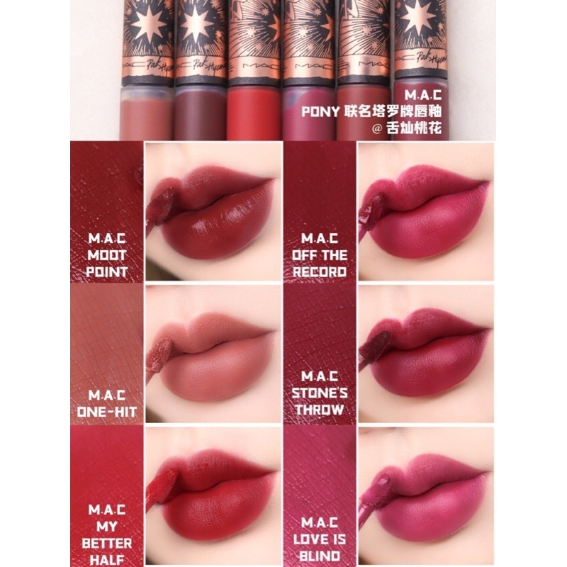 New - Son kem lì Mac x Phù Thuỷ Pony Park Mac Matte Lip Mousse 7ml