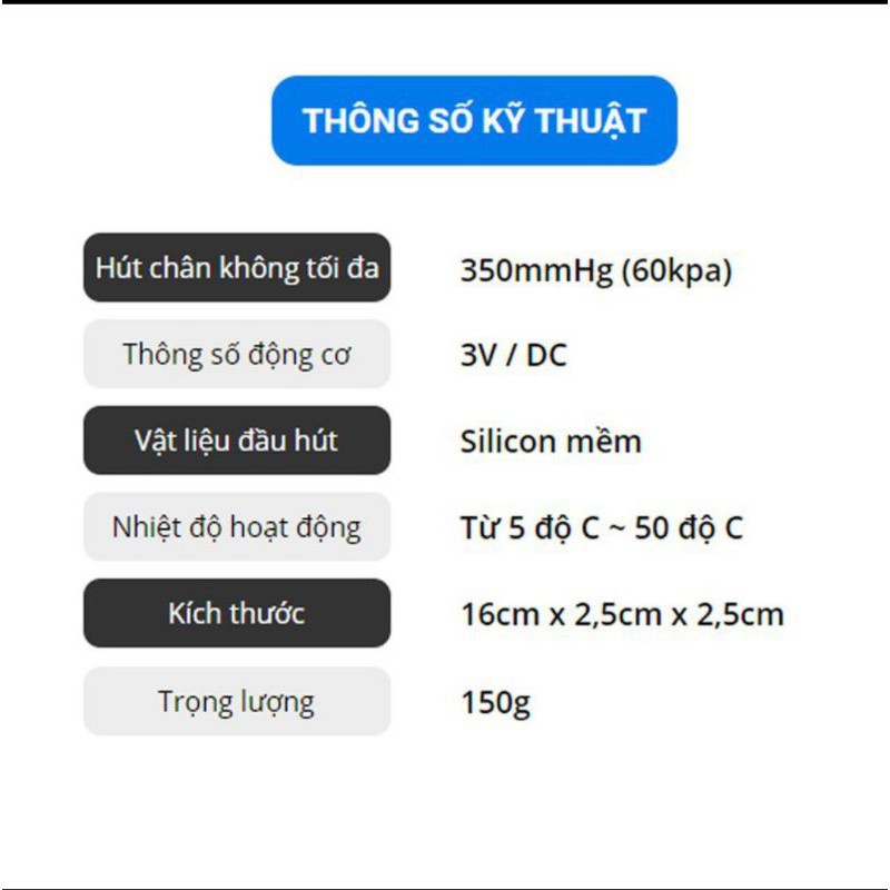 MÁY HÚT MŨI CẦM TAY CHỐNG VIÊM DÀNH CHO TRẺ EM - TẶNG KÈM ĐẦU HÚT VÀ BÔNG THAY THẾ