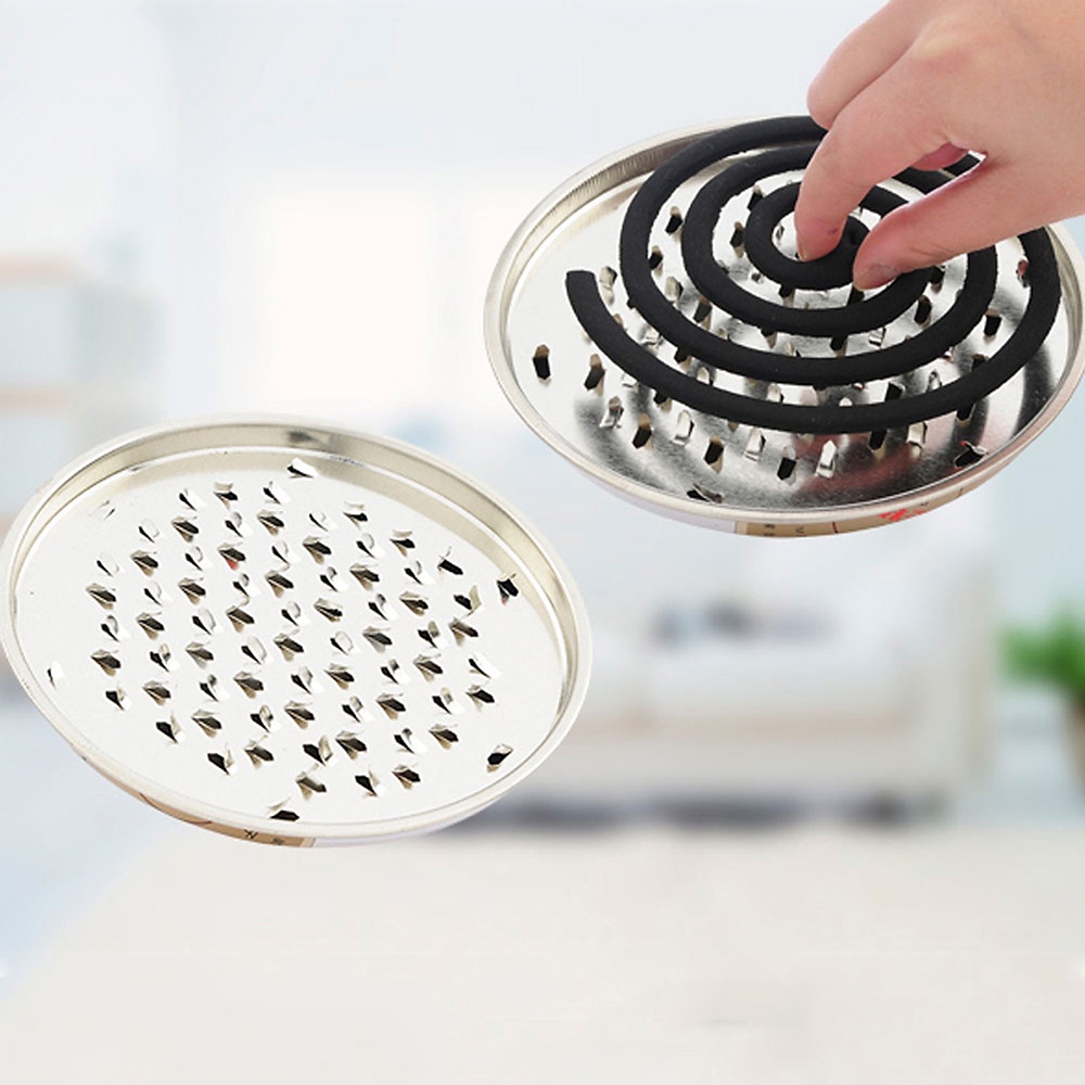 C3 - Hộp đốt hương muỗi có nắp đậy kim loại tiện ích