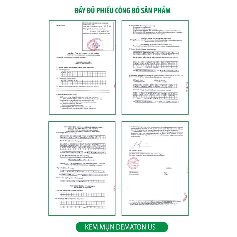 Kem Mụn Gamma Chemicals DERMATON US Tuýp 20g Hàng Chính Hãng