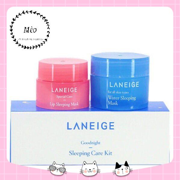 Combo mặt nạ ngủ Môi ,Mặt LANEIGE