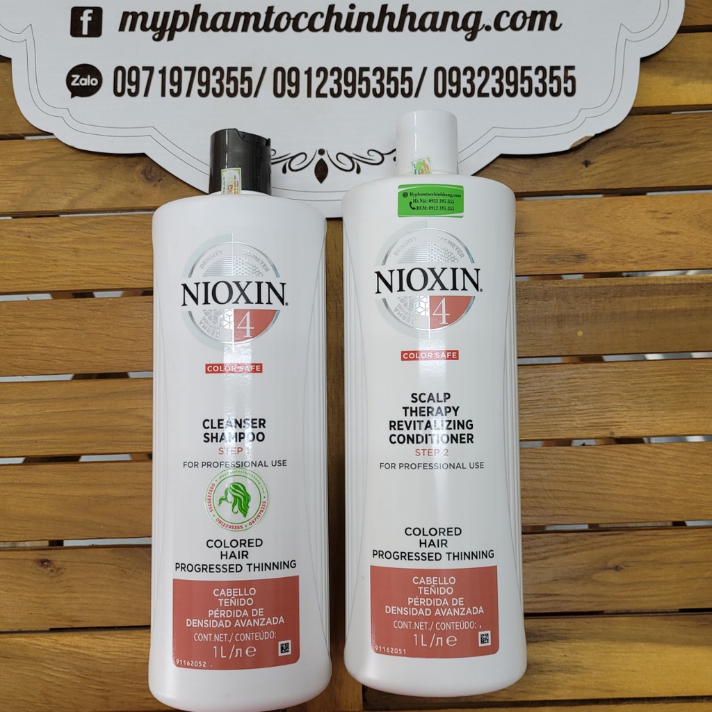 LẺ DẦU GỘI HOẶC DẦU XẢ NIOXIN 1000ML (SỐ 1, 2, 3, 4, 5, 6)