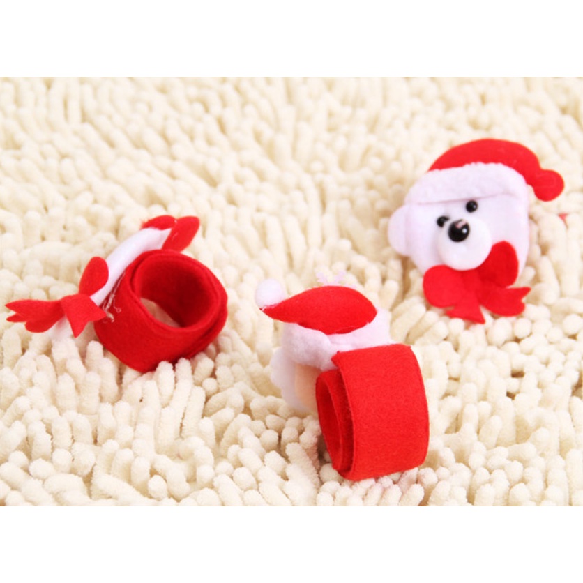 VÒNG TAY ĐỒ CHƠI GIÁNG SINH, VÒNG TAY HÌNH SANTA, NGƯỜI TUYẾT, TUẦN LỘC DÀNH CHO NOEL