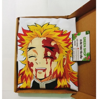 Áo thun Anime Rengoku Kyoujurou Viêm đế - Kimetsu no Yaiba Vải Tốt Thái S342