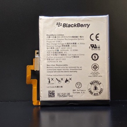Pin Blackberry. Passport Q30, Passport Silver Zin BẢO HÀNH 3 THÁNG