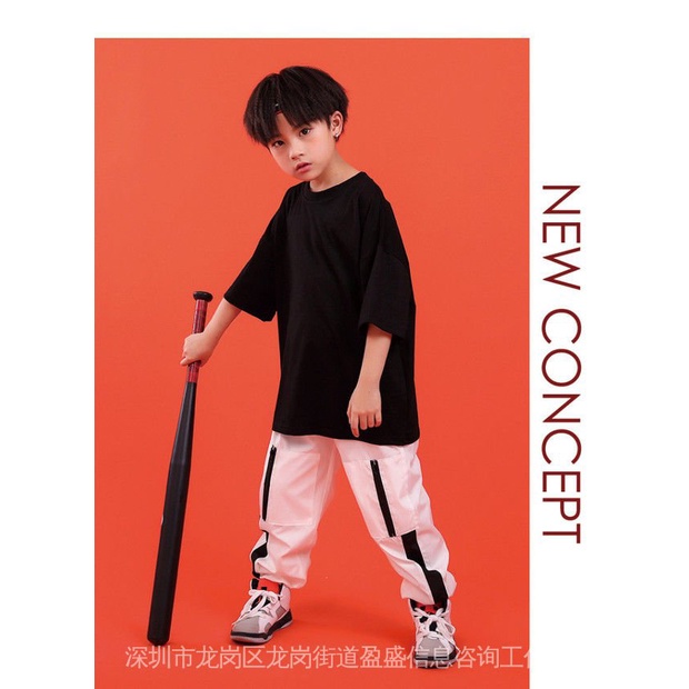 Trang Phục Biểu Diễn Nhảy Hip Hop Thời Trang Mùa Hè Cho Bé