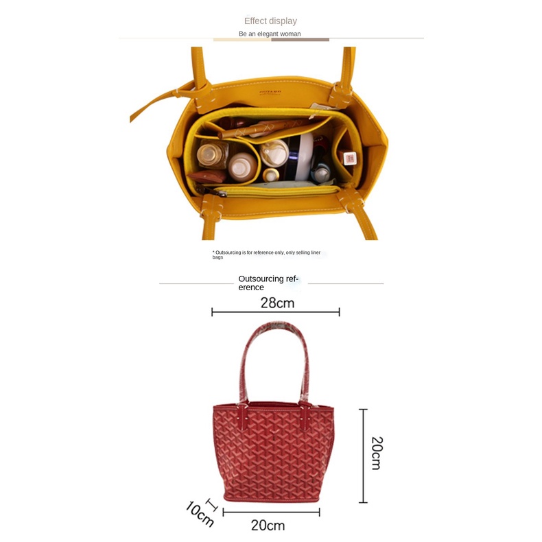 GOYARD Túi Lót mini Đựng Đồ Dùng Chống Bụi Cho Nữ