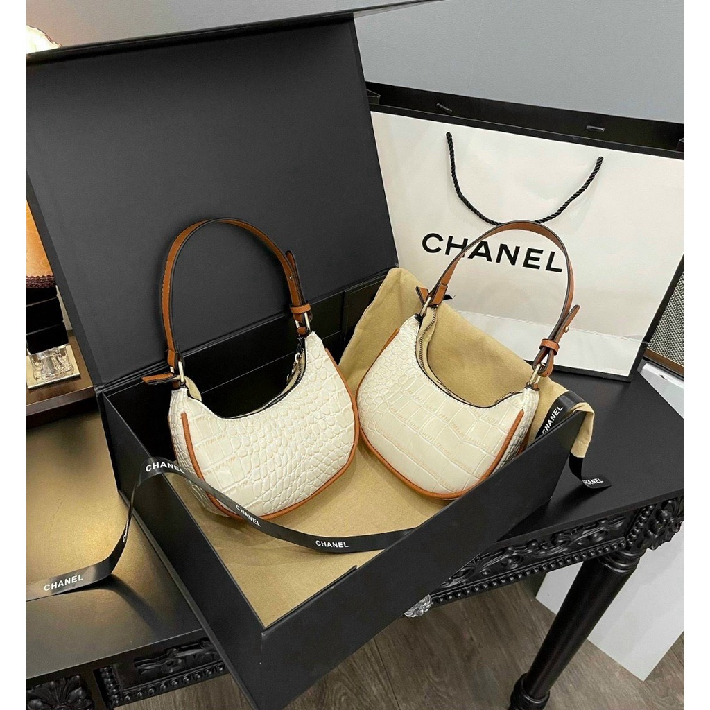 Túi Xách Nữ Linh StoreKẹp Nách Da Rắn Trơn Xinh Xắn Phong Cách Hàn Quốc