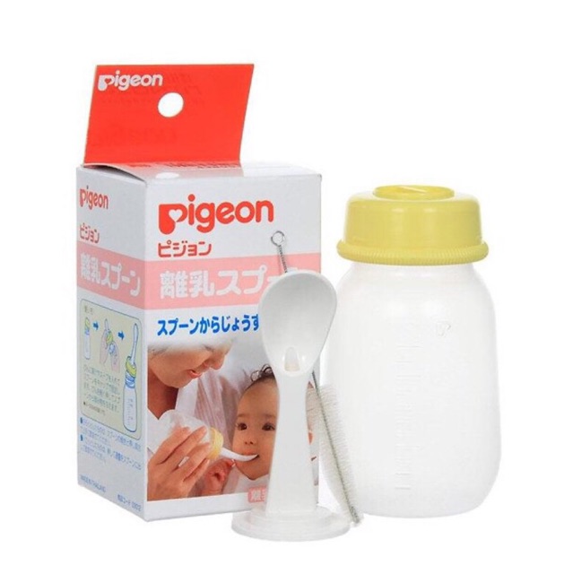 Bình thìa ăn dặm Pigeon nội địa Nhật 120ml