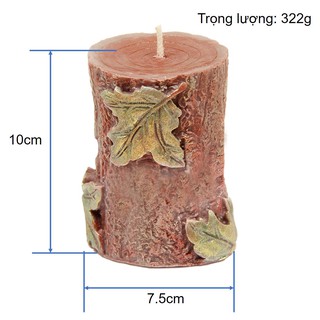 Nến khúc cây mùa thu không mùi