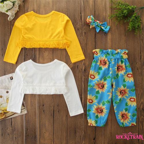 Set quần áo hoa xinh xắn dành cho bé gái