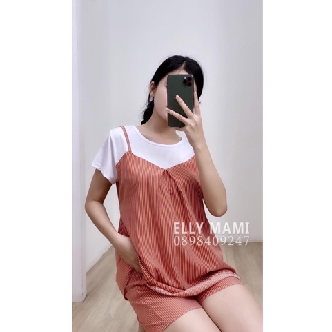 bộ đồ mặc bầu và sau sinh mới 2021