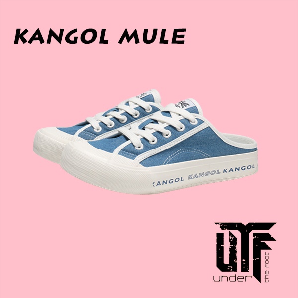 Giày Kangol Mule đạp gót màu xanh jean chính hãng 6222160680
